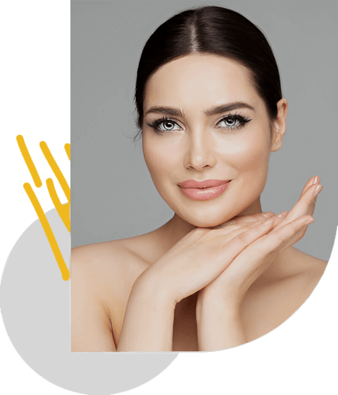 خانم زیبایی بعد از تزریق فیلر زیر چشم