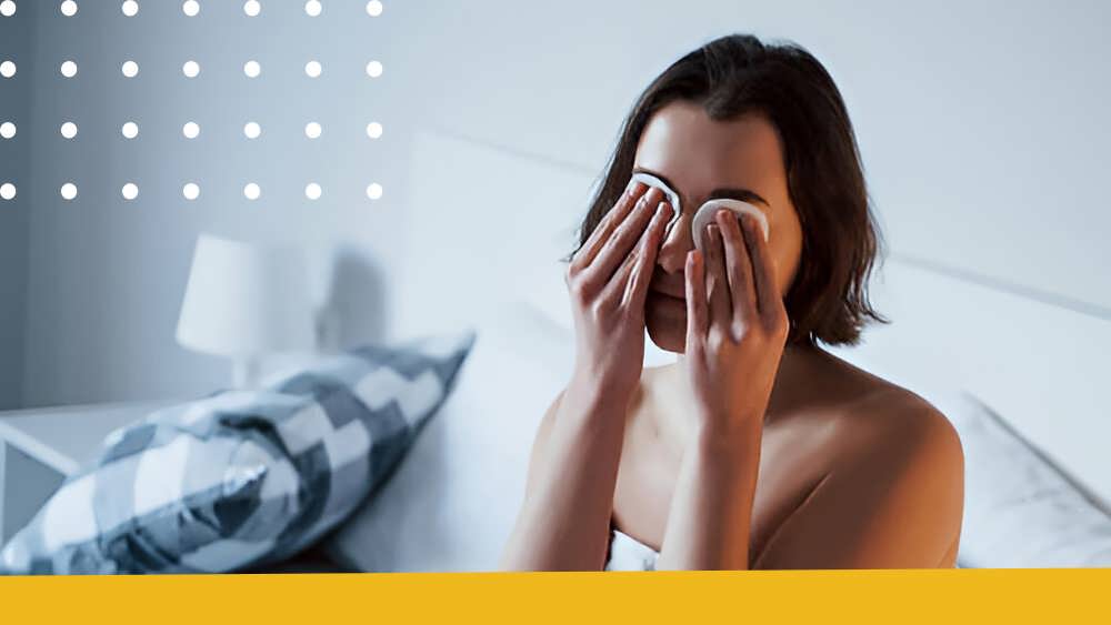 پاک کردن آرایش قبل از خواب