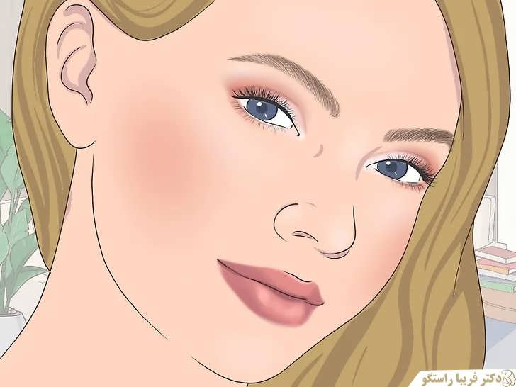 آرایش نرم و درخشان به رنگ رزگلد