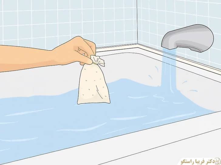 افزودن جو دوسر کلوئیدی به حمام ولرم